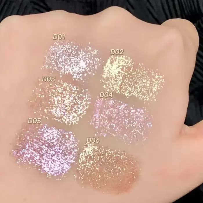 Bâton surligneur scintillant avec diamant