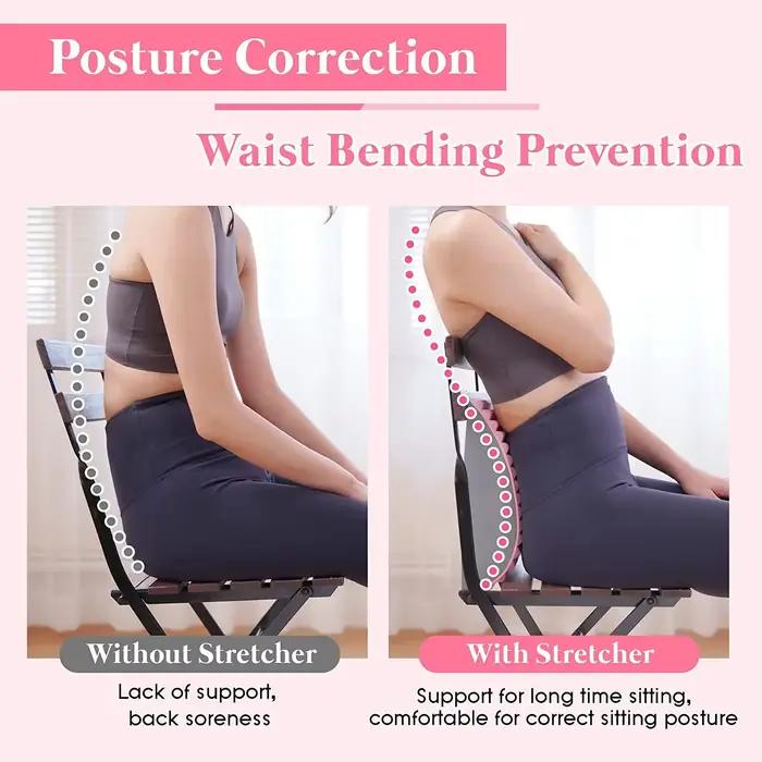 Coussin de soulagement des douleurs lombaires, soutien lombaire chronique, correcteur de posture pour hernie discale