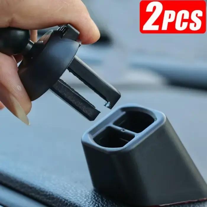 Base de support de téléphone portable dans le tableau de bord de voiture, support de téléphone, Clip de sortie d'air de voiture, Base de support GPS de téléphone portable, accessoires de berceau