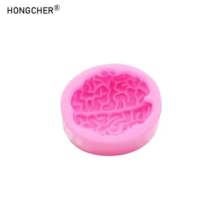 Moule en silicone pour chocolat et fondant en forme d'organe cardiaque, moule à gâteau en forme de cerveau, moules de cuisson DIY pour décoration par goutte à goutte
