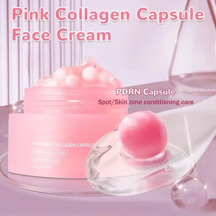 Crème de capsules de collagène rose 5% Niacinamide