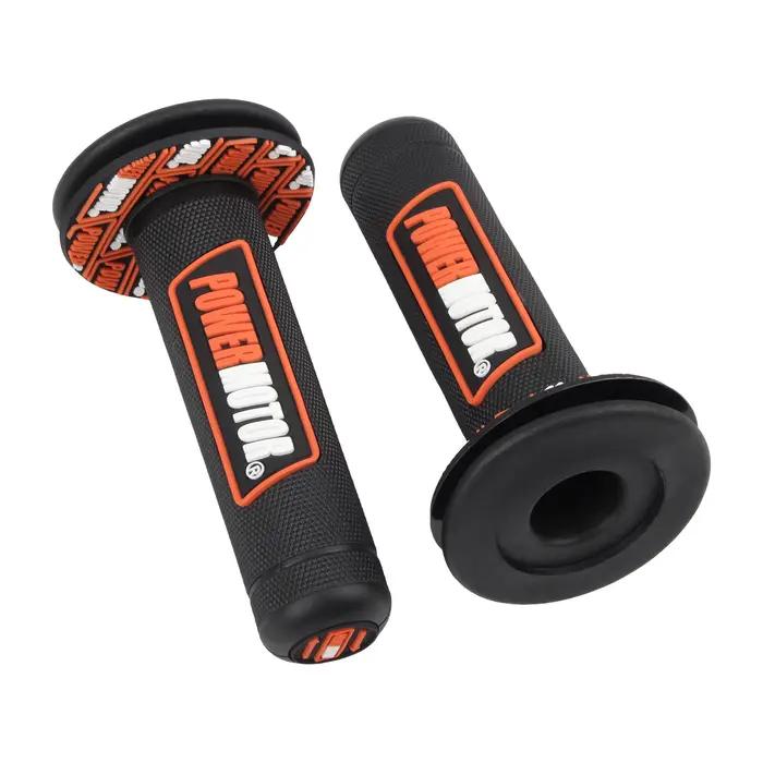 Poignées de guidon universelles en caoutchouc et gel pour moto, motocross, dirt bike, 24/22 mm