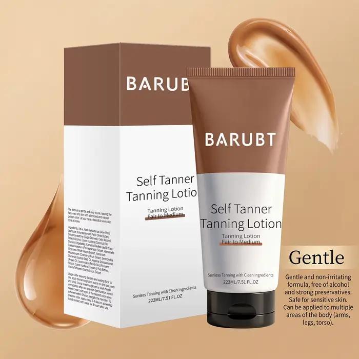 Crème Autobronzante Intensive Protection UV Imperméable Longue Durée Teint Uniforme Hydratant Corps Lotion Bronzante Sans Soleil