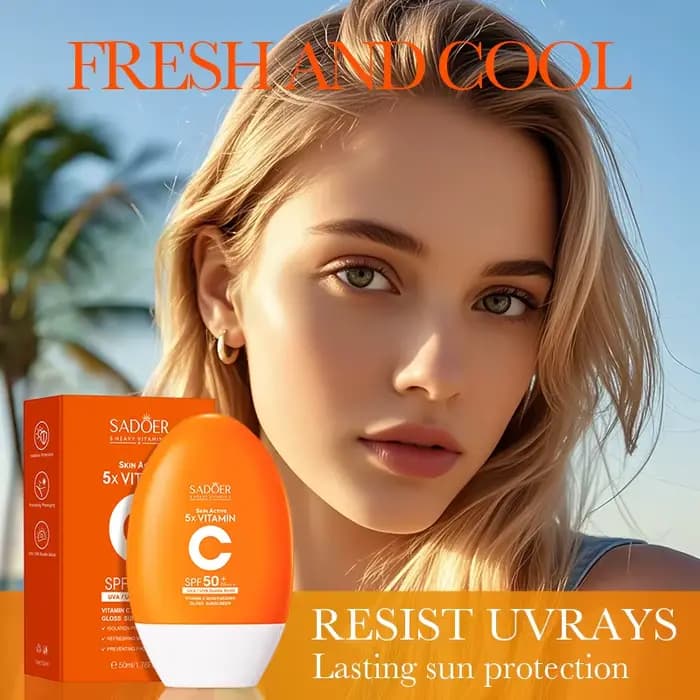 Crème solaire hydratante à la vitamine C SPF50+ PA+++ 50ml