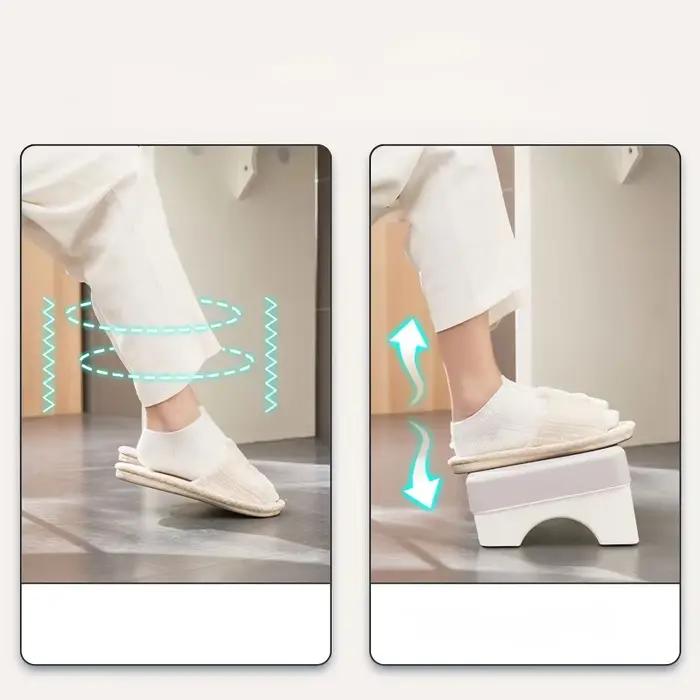 Repose-pieds ergonomique en PP sous le bureau, repose-pieds confortable et peu encombrant pour le travail au bureau, les études, le canapé, la maison