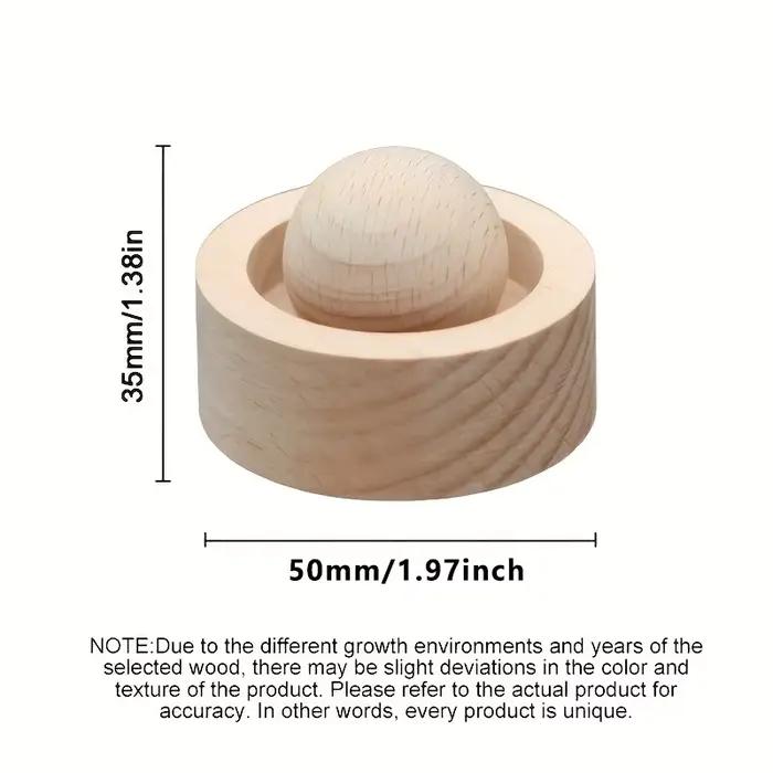 Diffuseur d'huiles essentielles pour voiture et maison – Mini diffuseur de parfum naturel mignon en bois adapté à la chambre à coucher, au salon et à la salle de bain