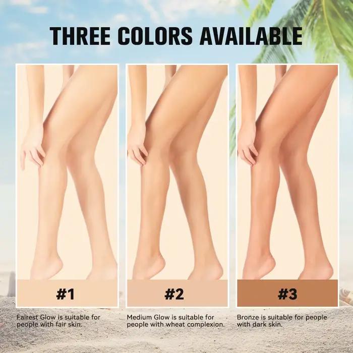 Fond de Teint Corps Waterproof Effet Bronze avec Houpette Gratuite