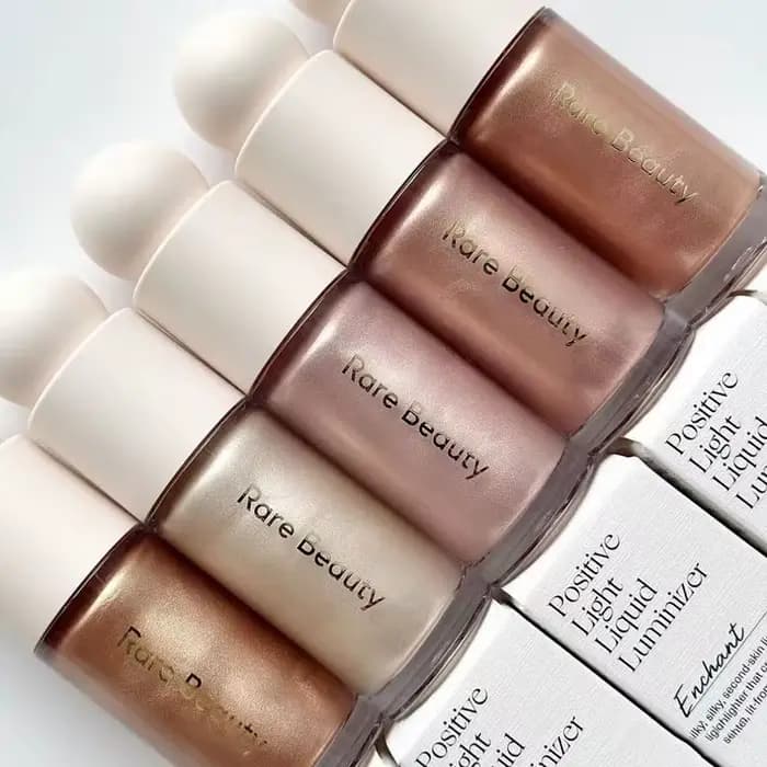 Rare beauté liquide Blush surligneur Contour finition haute brillante luminiseur maquillage Gel visage corps éclaircir
