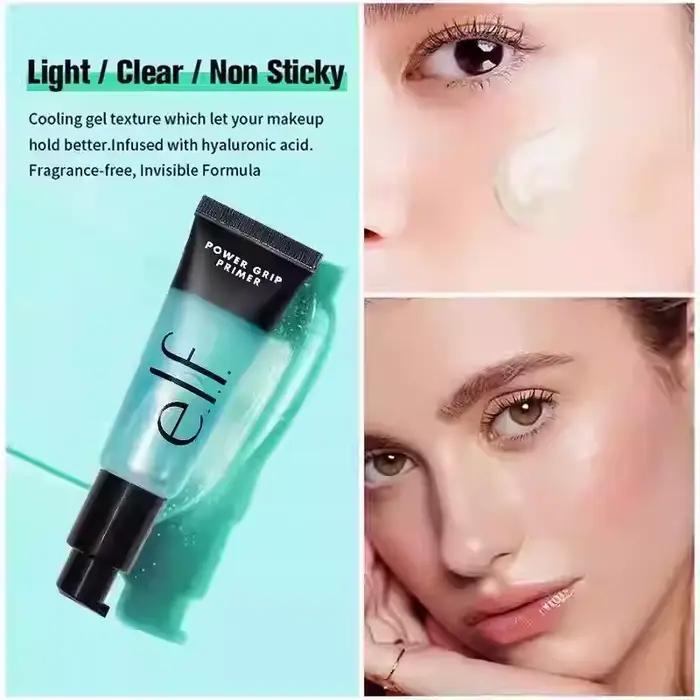 Base de Maquillage Hot Elf Gel Primer 24ml Acide Hyaluronique & 4% Niacinamide Éclaircissant Hydratant Longue Durée Gel