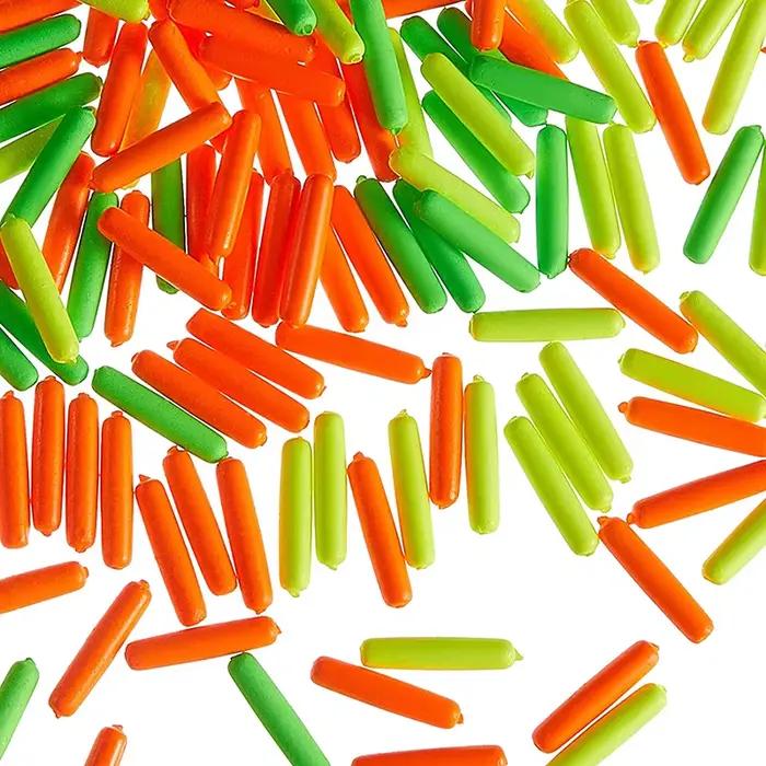 PRO BEROS-Connecteur de perles de flotteurs de pêche, positionnement dur, haricot flottant, matériau EPS, accessoire de matériel, 100X S M L