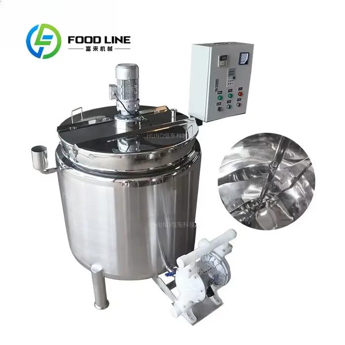 Machine de fabrication de sirop de sucre thermofusible personnalisée de 600 litres, équipement de mélange de molasses de qualité alimentaire, mélangeur industriel en acier inoxydable