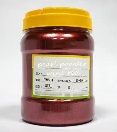 Pigment nacré polyvalent vert foncé, poudre de mica/perle violette pour le maquillage 500 g/lot, poudre de mica pour fard à paupières et ongles