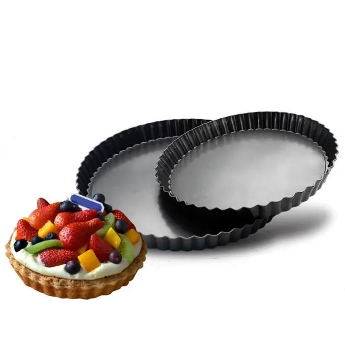 Moule à tarte astronomique antiadhésif en acier au carbone, moule à pizza en forme de chrysanthème, ustensiles de cuisson de cuisine ménagers, 4-9 pouces, JXB