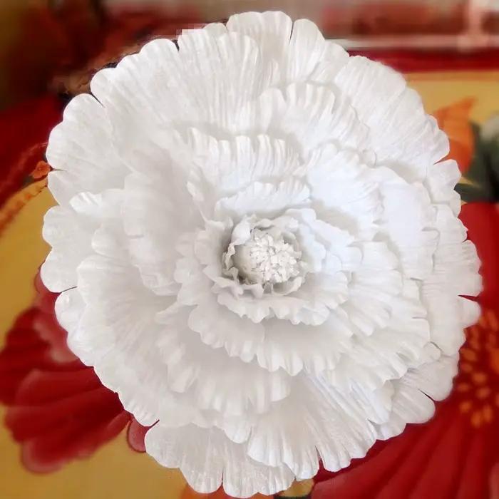 Grandes Fleurs Artificielles de 40/50/60/80cm, Pivoines Décoratives de Fond de Mariage, Branches de Fleurs en Soie, Mur pour la Décoration de la Maison