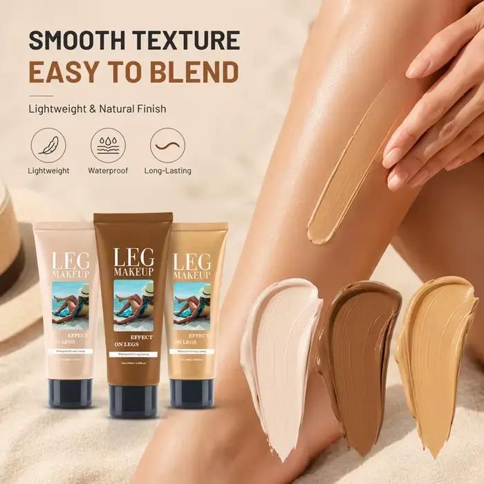 Maquillage corporel waterproof pour les jambes