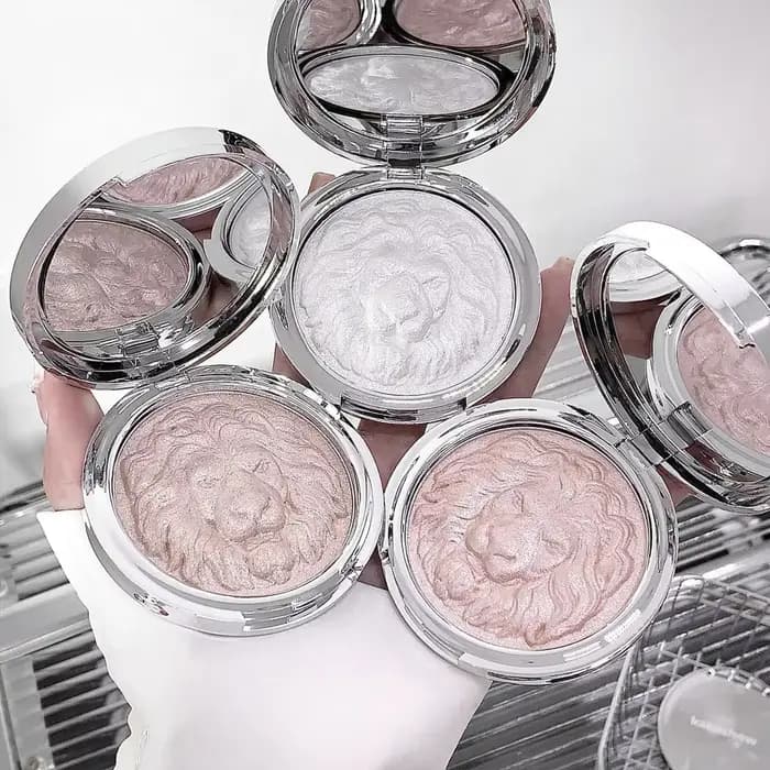 Palette de surligneurs rose diamant scintillant