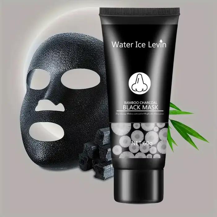 Masque au charbon de bambou dissolvant de points noirs masques faciaux en profondeur nettoyage en profondeur purifiant Peel Off Black Nud Shills soin du visage masque noir