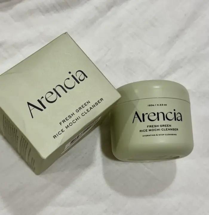 Crème nettoyante mochi au riz vert pour peaux mixtes et grasses nettoyage en profondeur amélioration de l'éclat de la peau occasions quotidiennes et spéciales