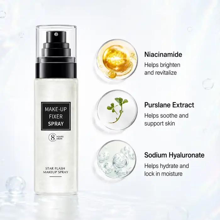 Spray Fixateur de Maquillage Fraîcheur Longue Durée