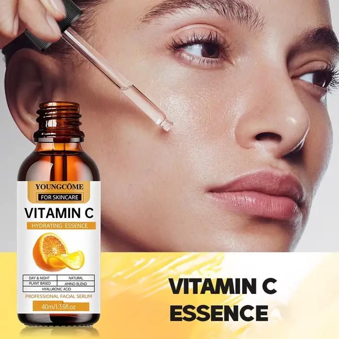 Vitamine C Essence pour le visage dissolvant de taches foncées réparation Anti-âge