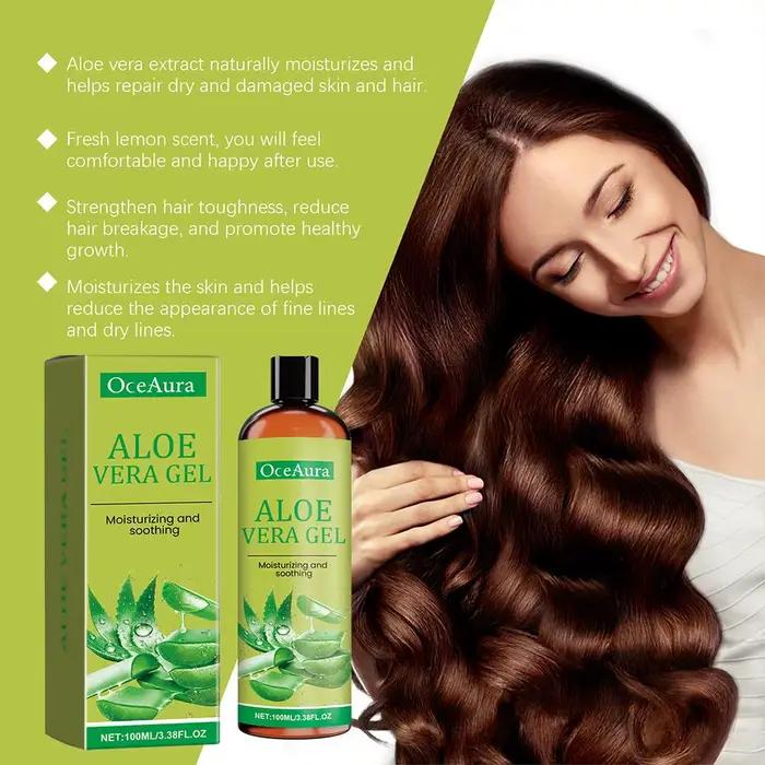 Gel d'aloe vera naturel pour réparer les coups de soleil, crème hydratante nourrissante pour le visage, soin de la peau, crème pour le visage et le corps