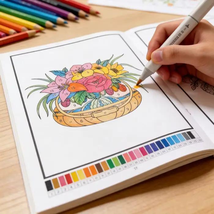 Un livre de coloriage pour adultes avec 32 motifs de plantes et d'animaux, un livre de coloriage et de relaxation anti-stress, un bon cadeau artistique