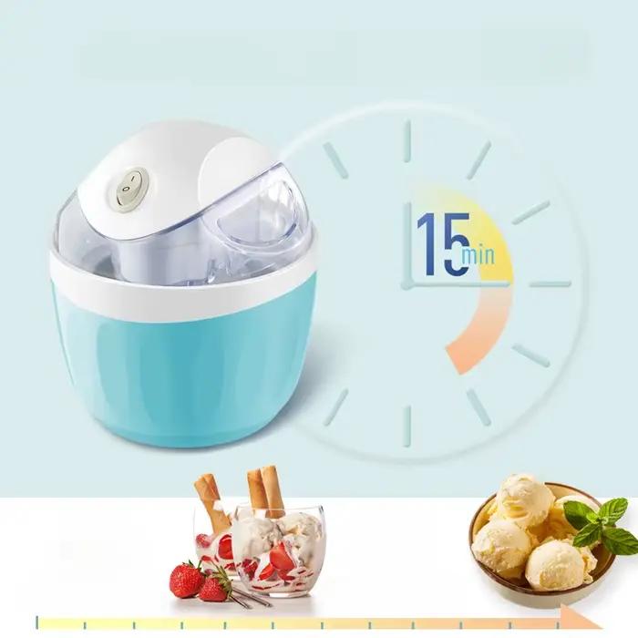 0.5L Machine à crème glacée électrique automatique ménage bricolage Machine à crème glacée yaourt glacé Smoothie Milkshake Machine fabricant de crème glacée