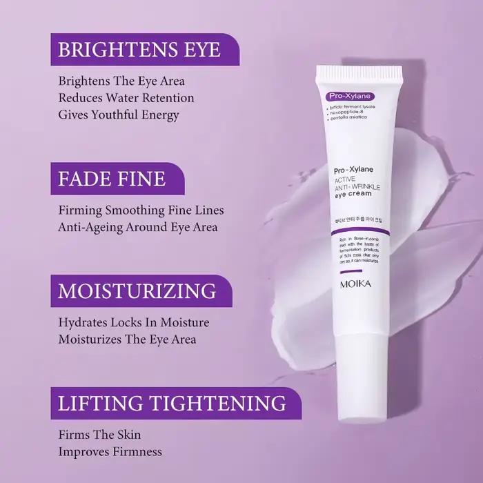 Crème Contour des Yeux Anti-Rides Active Xylane MOIKA Pro
