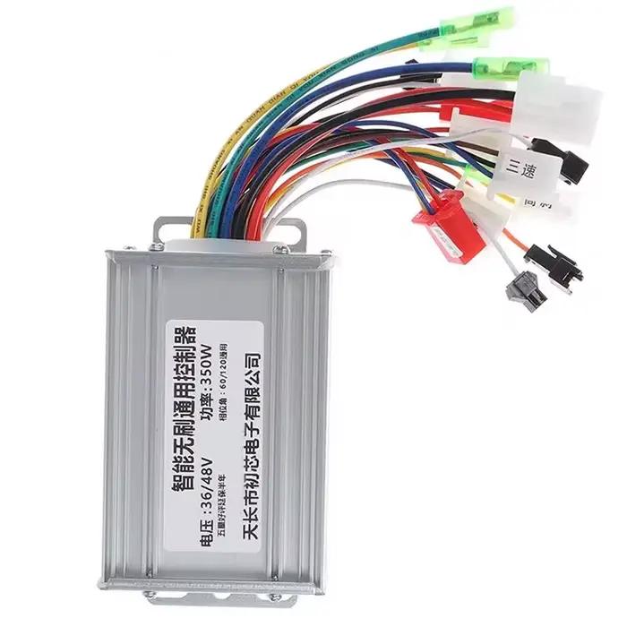 Contrôleur de moteur à courant continu sans balais pour vélo électrique 36/48V 350W, accessoires pour vélo électrique
