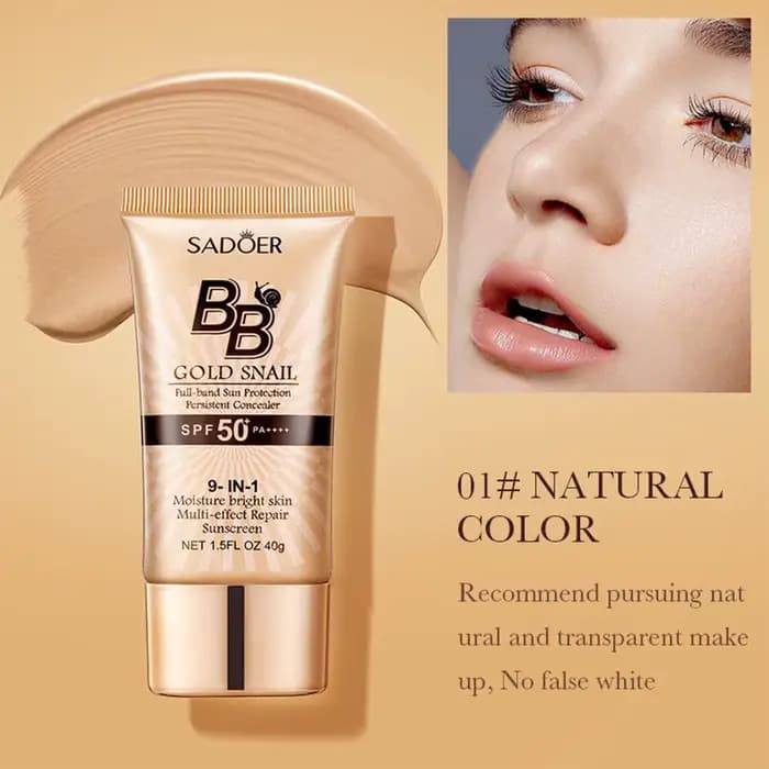 SADOER or escargot crème solaire BB fond de teint correcteur