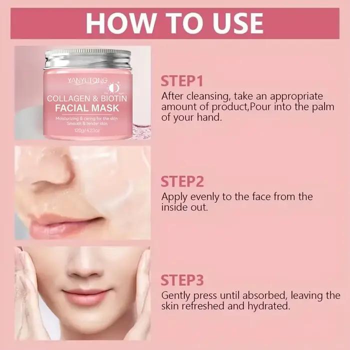 Masque exfoliant au collagène