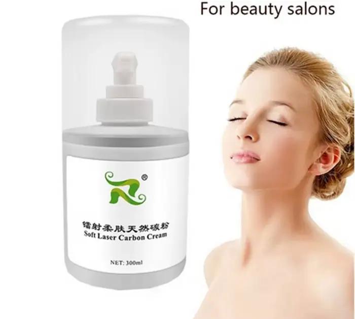Crème Laser au Carbone pour Peau Radieuse et Jeune 80ml 300ml Profondeur Nettoyage Anti-Acné Rajeunissement Blancheur