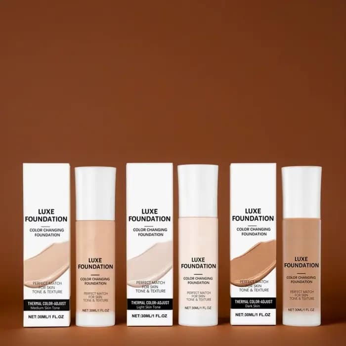 Fond de Teint Intelligent à Changement de Couleur pour Tous les Tons de Peau