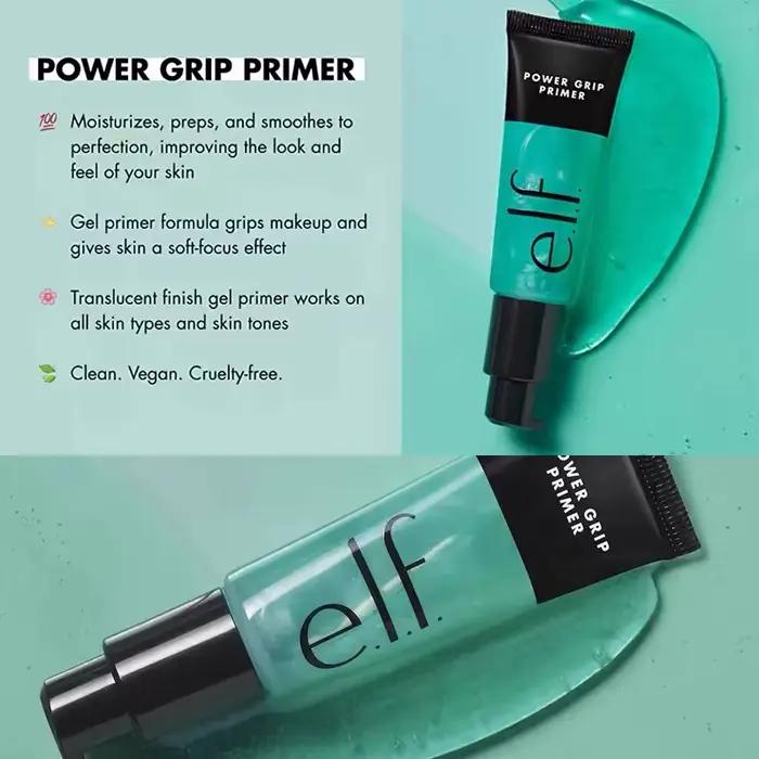 Base de Maquillage Hot Elf Gel Primer 24ml Acide Hyaluronique & 4% Niacinamide Éclaircissant Hydratant Longue Durée Gel