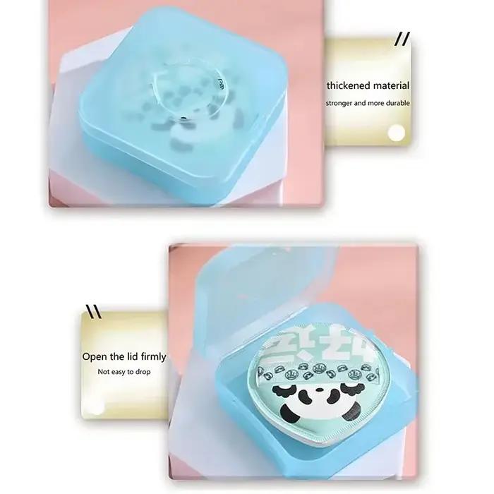 Boîte à coussin d'air portable avec éponge à poudre pour fond de teint BB Cream