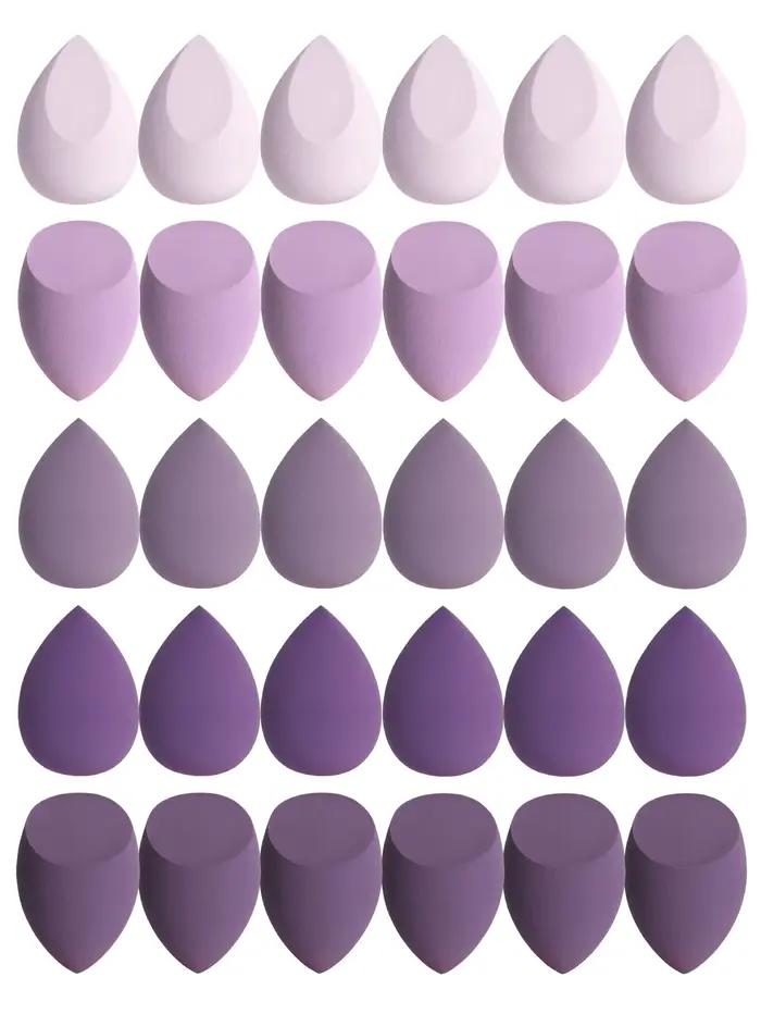 Éponges de maquillage multicolores pour fond de teint mixte liquide crème et poudre sans imperfections occaions spéciales femmes