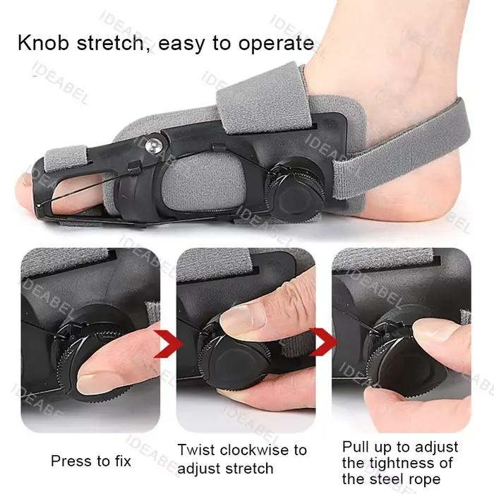 Attelle orthopédique correctrice pour hallux valgus, redresseur d'orteil, soulagement de la douleur au pied, correction du hallux valgus, soins des pieds
