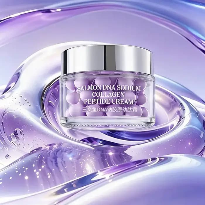 Crème au collagène oligopeptidique de saumon