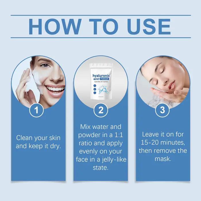 Masque en gel hydratant à l'acide hyaluronique