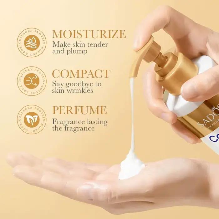 Lait au collagène blanchissant visage crème pour le corps