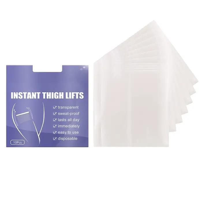 Bande de levage transparente pour contour des cuisses, 10 pièces, pour relâcher la peau sur les jambes, corps, bâton intérieur Ultra fin