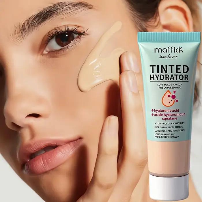 Base de Teint Teintée Lissante Effet Flou Pores et Ridules Estompés Imperméable Résistante à la Transpiration Légère Fini Naturel