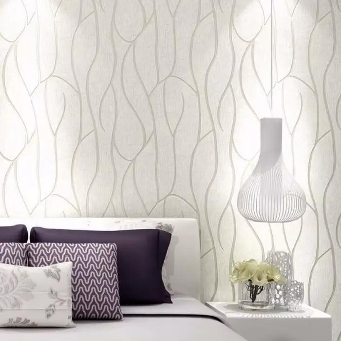 Papier peint de fond pour salon de 53 cm, décoration murale, autocollant mural pour chambre à coucher, papier peint de style européen résistant à l'humidité