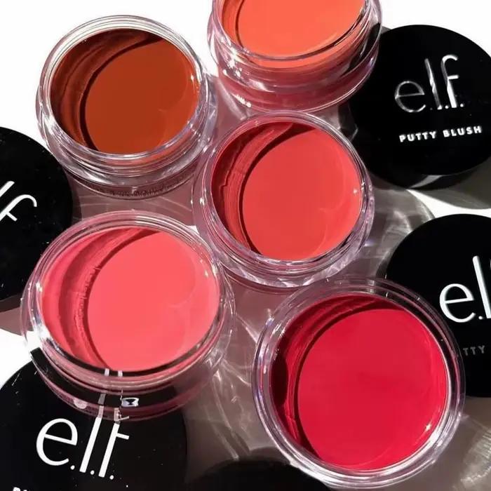 Stick de Maquillage Tout-en-un 3-en-1 Luxe Elf : Lèvres, Joues, Blush Liquide, Crème Rouge, Pommade, Rouge à Lèvres pour Sculpter les Contours du Visage