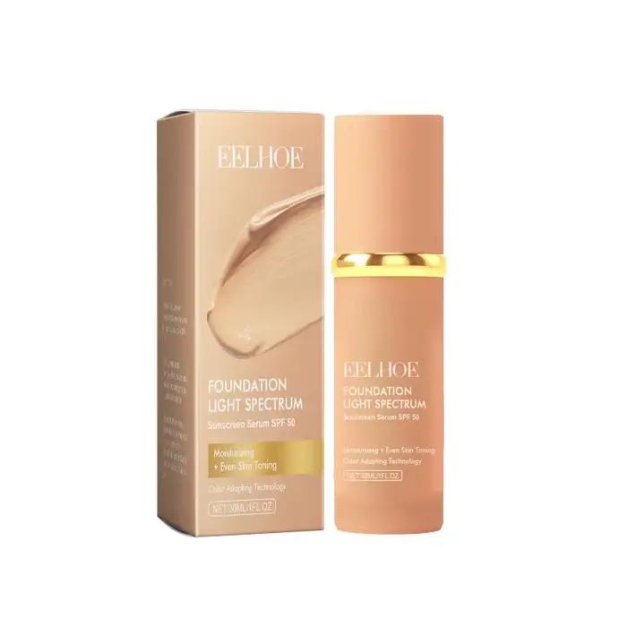 Fond de teint liquide 4 en 1 changeant de couleur avec SPF 50 - Hydratant
