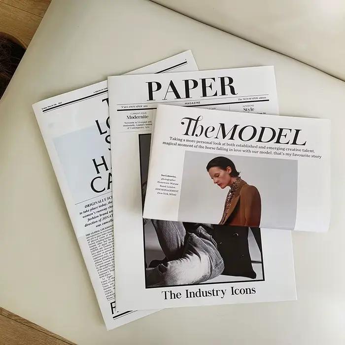 Magazines photo, journaux anglais, fond de photographie multifonctionnel, style magazine, décoration de journaux, accessoires de photographie, accessoires photo