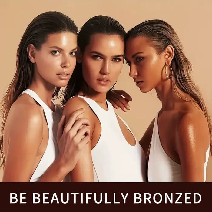 Gouttes de bronzage, gouttes de bronzer