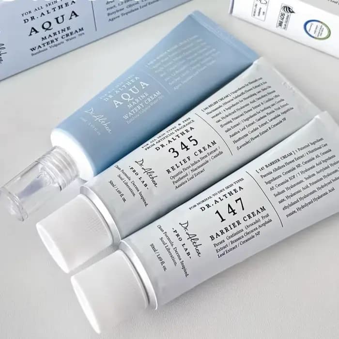Dr.Althea 147 Barrier 345 Relief Cream Crème Antioxydante Éclaircissante Hydratante Réparatrice Intensive