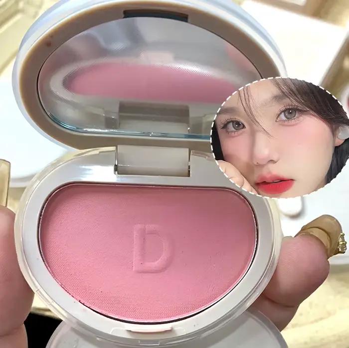 DaimAnpu fard à joues en poudre de miel monochrome, haute brillance, éclaircissement naturel, réglage rouge, crème fard à joues en poudre