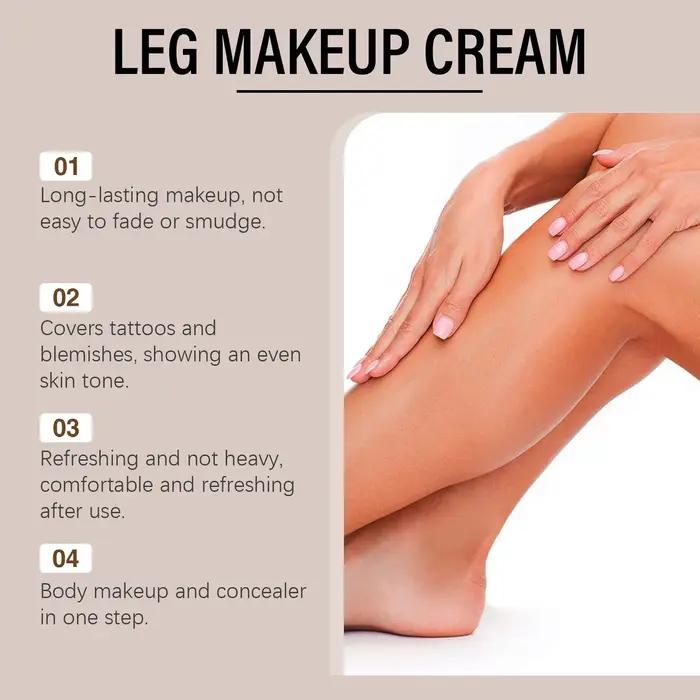 Crème de maquillage pour les jambes